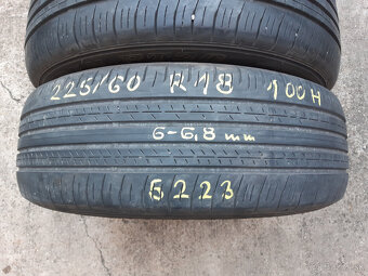 225/60 R18  -letné Dunlop - 5