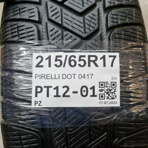 Zimné pneumatiky 215/65 R17 PIRELLI DOT0417 - 5