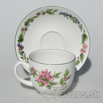 Nádherná bylinková porcelánová sada - čajník + dvojset + - 5