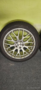 Alu.Platin 5x112 R19+pneu Goodyear 245/45r19 zimné - 5