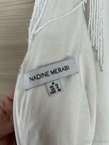 Šaty Nadine Merabi Sadie white dress S/M - 5