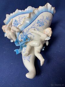 Závesné porcelánové dekoračné kašpo - 5