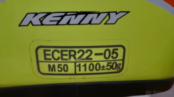 Predám prilbu Kenny cross ECER22-05 M50cm - 5