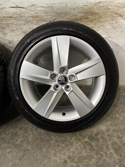 Letná sada Škoda 5x100 R16 , 215/45/16 Rapid, Fabia - 5