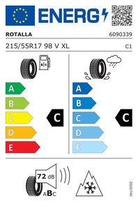 215/55R17 zimné pneumatiky - 5