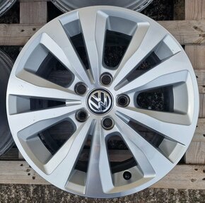 ORIGINÁL VOLKSWAGEN HLINÍKOVÉ DISKY 5x112 R16 - 5