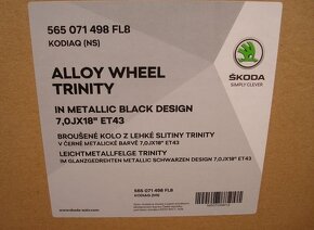 18" sada alu ŠKODA,VW,SEAT originál TRINITY. - 5