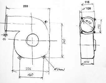 Radiálny ventilátor 230V s PWM ovládaním - 5