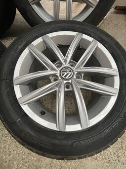 DUNLOP 205/55R16 + 5x112 VW original - 5