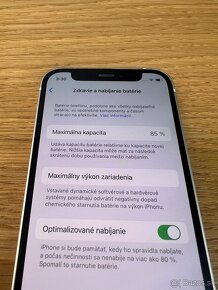 Predám iPhone 12 64GB, TOP stav, VOLNY, 85% batéria. - 5