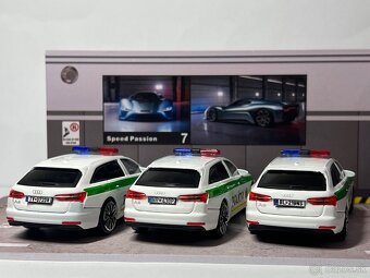 Audi A6 Avant Polícia SR 1:43 - tónované sklá, EVČ vozidla - 5