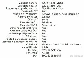 Solarny fotovoltaicky ohrev vody - MPPT-3000 PRO - 3,5kW - 5