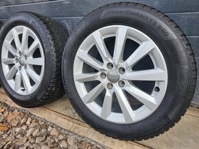 Zimná sada AUDI A1, Škoda SCALA 5x100+Continental 205/55 R16 - 5