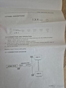 HDMI spliter 1x4 - 5
