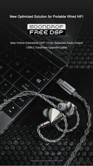 Moondrop FreeDSP (USB-C IEM slúchadlový kábel) - 5