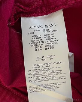 Armani Jeans rifle 26 ružové - 5