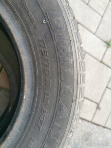 Predám letné pneumatiky 175/70 r13 - 5