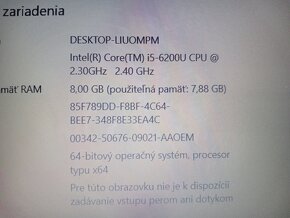 rozpredám funkčný notebook Hp probook 650 g2 - 5