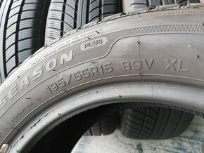 195/55 r15 celoročné pneumatiky 7mm - 5