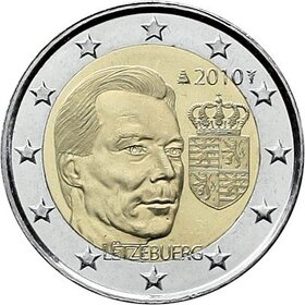 euromince - pamatne dvojeurove mince LUXEMBURSKO - 5