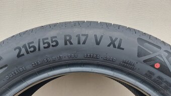 4ks ZÁNOVNÉ 215/55 R17 98V XL CONTINENTAL, DOT2024 - 5