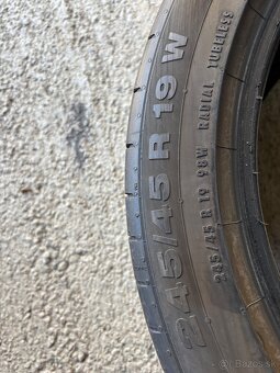 245/45 R19 Continental Letne - 5