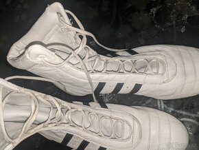 Y2K Adidas Vintage Leather Boxing Boots - 5