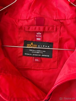 Alpha industries pekna cervena bundicka - 5