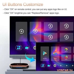 Android 11 TV Box, Vontar X4, S905X4, 4/32 GB - 5