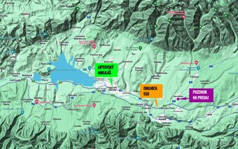 2995m2 POZEMOK Liptov – TATRY pri OBCI, pri CESTE, šírka 12M - 5