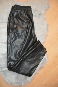 Dámske koženkové nohavice - 5