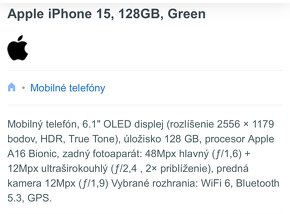 Iphone 15 green 128 GB - 5
