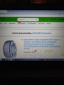 235/55 R 19 letné SUV KUMHO + alu. - 5