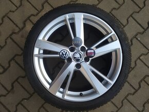 Orig. sada Audi, VW, Škoda, Seat 5x112 R19 + pneu 235/40 R19 - 5