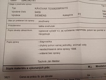 Kávovar Siemens EQ.500 plus - 5