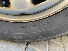 Originál škoda disky 6Jx16, ET48; 5x112, R16 + zimné pneu - 5