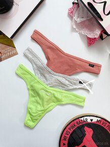 Victoria’s Secret PINK tanga nohavičky M - 5