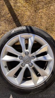 Predám originálne disky Audi s pneumatikami 225/45 R17 - 5