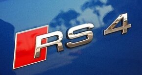 Audi RS4 emblém na kufor (nálepka RS4) - 5