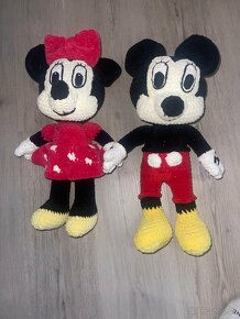 Pyžamkožrút, jelenček, Mickey a Minnie, háčkované Hračky - 5