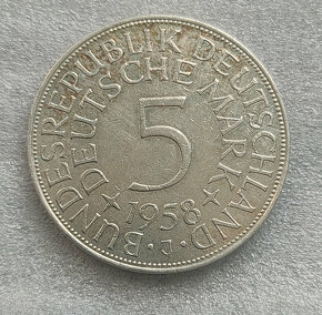 vzacne mince Nemeckej Spolkovej Republiky (BRD/NSR) - 5