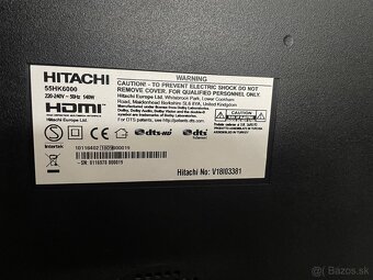 LED TV Hitachi 55” 140cm 4K ultra - 5