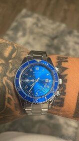 Predám - pánske hodinky NotionR (strieborno-modré), (nové) - 5