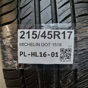 215/45 R17 MICHELIN pár letných pneumatík - 5