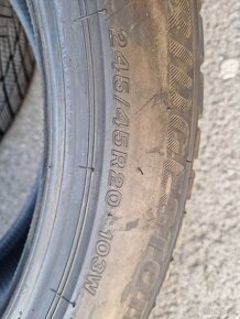 Jazdené zimné pneumatiky Bridgestone 245/45 R20 - 5