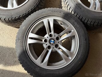 17" hliníkové disky z BMW X3, 5x120 rozteč, zimné 235/55 R1 - 5