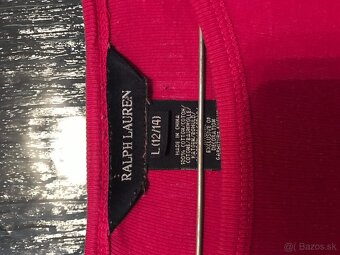 RALPH LAURENT originál fuksia damske tricko S/M - 5