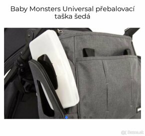 Predám: Baby Monsters taška sivá - 5