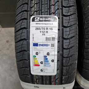 Letné pneumatiky 265/70 R15 MATADOR DOT4921 - 5