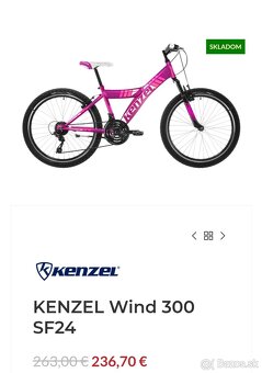 Detský bicykel Kenzel wind - 5